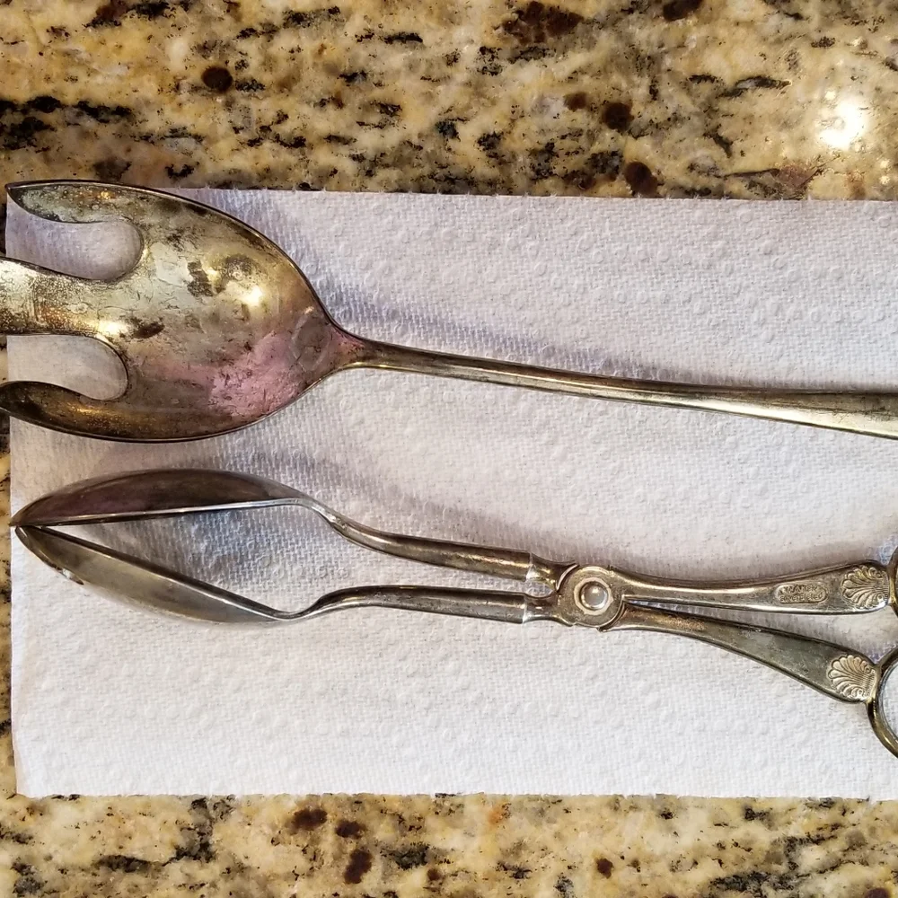 WA Italy Silverplated Serveware 2pc Set